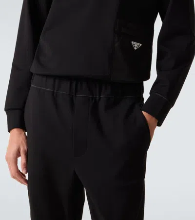 Prada Technical Sweatpants In Black