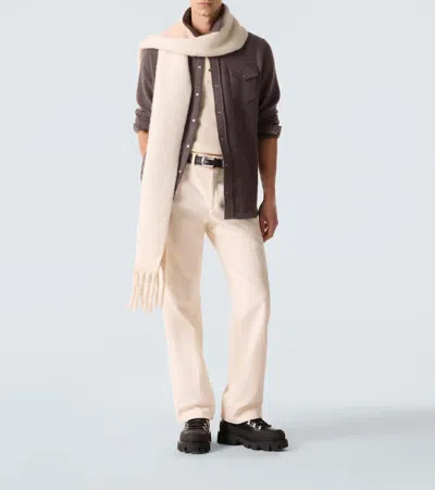 God's True Cashmere Cashmere Shirt With Amethyst In Brown