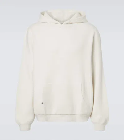 God's True Cashmere Cashmere Hoodie With Amethyst In White