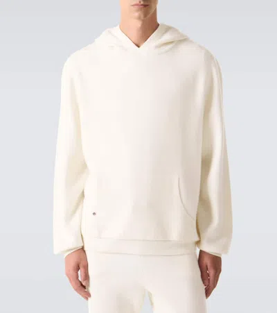 God's True Cashmere Cashmere Hoodie With Amethyst In White