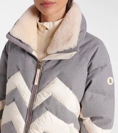 Bogner Valea Down Ski Jacket In Gray