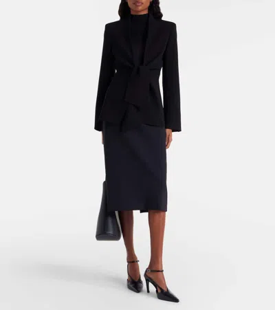 Wolford Midnight Grace High-rise Jersey Pencil Skirt In Black