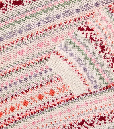 OLGA提花棉质毛衣