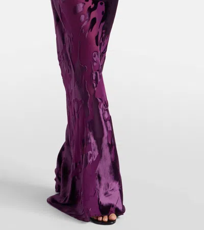 The Sei Halterneck Gown In Purple