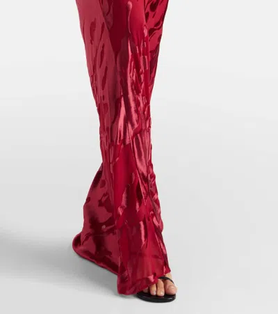 The Sei Open-back Gown In Red