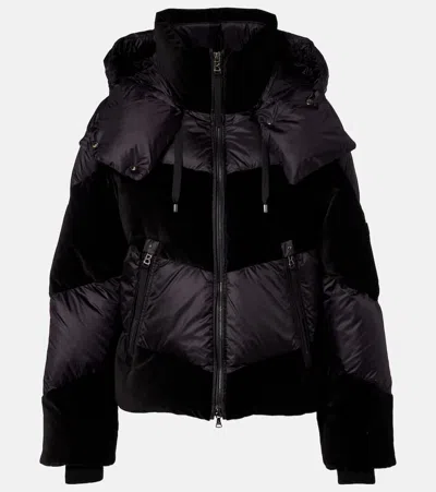 Bogner Cathy Hooded Panelled Jacket In Black