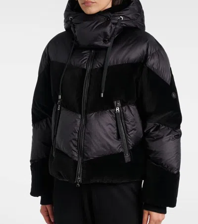 Bogner Cathy Hooded Panelled Jacket In Black