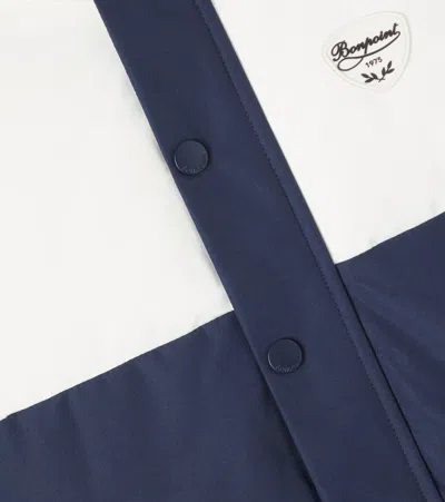 Bonpoint Baby Jo Colorblocked Snowsuit In Blue