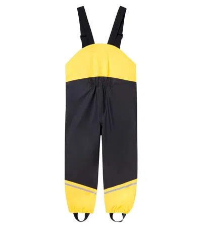 Roarsome Kids Dash The Leopard Waterproof Trousers In Yellow