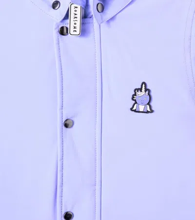Roarsome Unicorn Padded Jacket In Purple