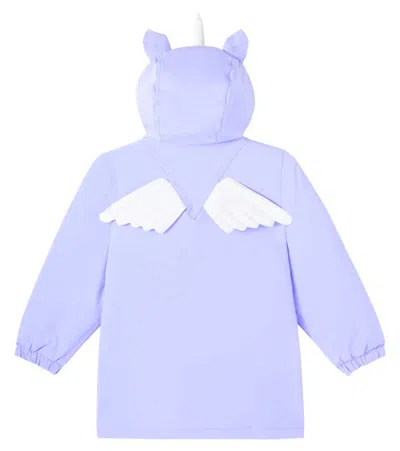 Roarsome Unicorn Padded Jacket In Purple