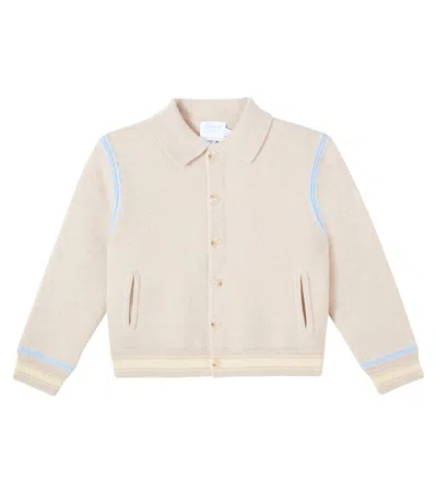Bonpoint X Guest In Residence Liberte Cashmere Jacket In Neutral