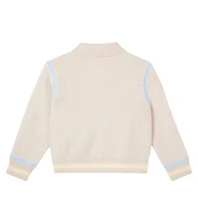 Bonpoint X Guest In Residence Liberte Cashmere Jacket In Neutral