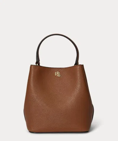 Ralph Lauren Reese Sm Bkt Bucket Bag Small In Brown