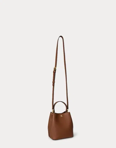 Ralph Lauren Reese Sm Bkt Bucket Bag Small In Brown