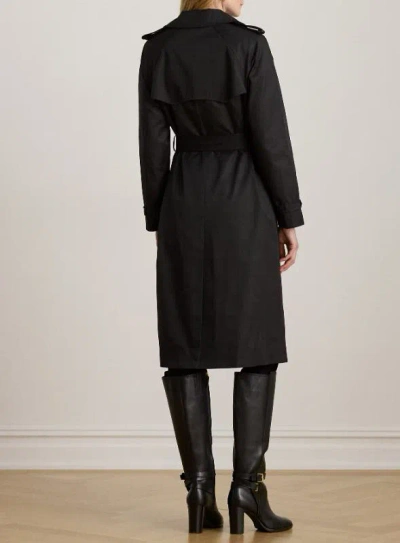 Ralph Lauren Bl Db W Ns44 Lined Coat In Black
