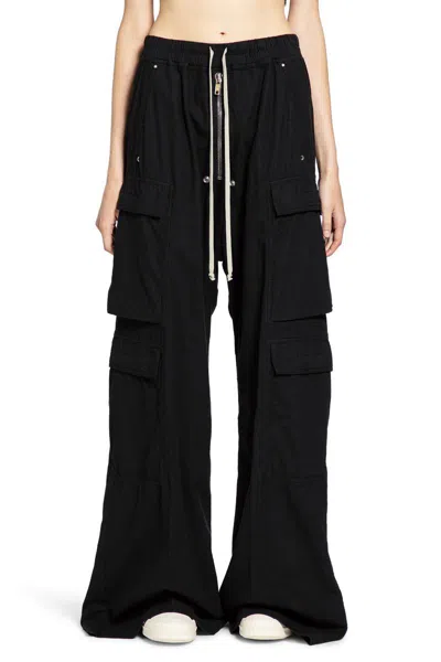 Rick Owens Drkshdw Trousers In Black