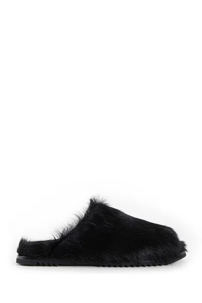 Rick Owens Mules In Black