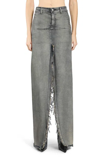 Rick Owens Skirts In Gray
