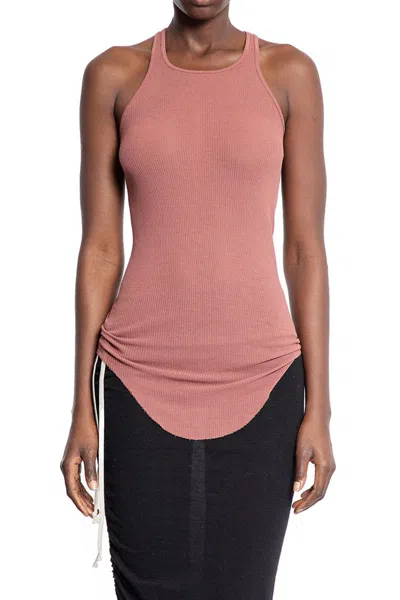 Rick Owens T-shirts & Tank Tops In Pink