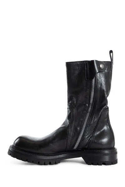 Rick Owens Boots In Black
