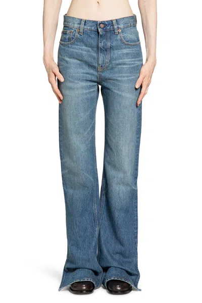 Chloé Washed Straight-leg Jeans In Black