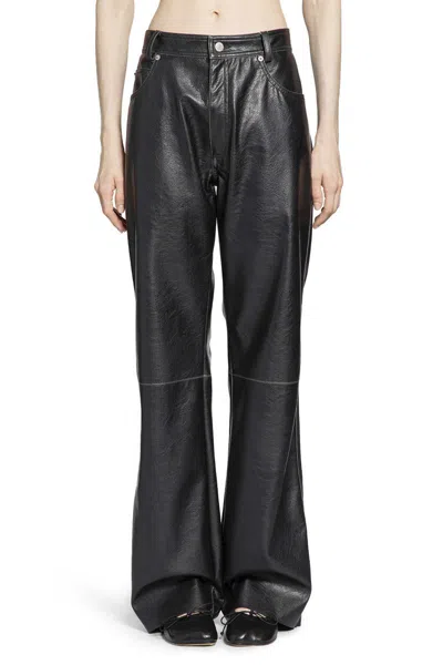 Mm6 Maison Margiela Trousers In Black
