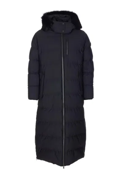 Moose Knuckles Chelia 3q Down Jacket In Black