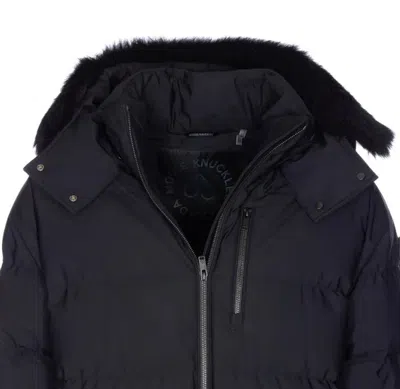 Moose Knuckles Chelia 3q Down Jacket In Black