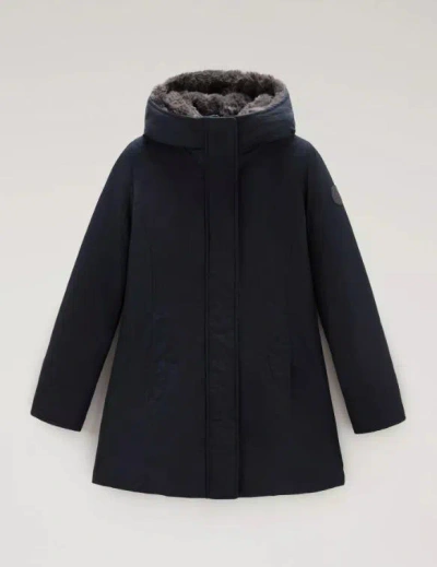 Woolrich Coats In Blue