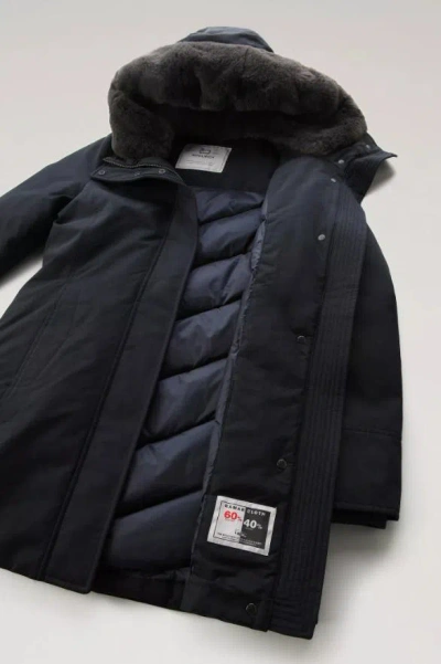 Woolrich Coats In Blue