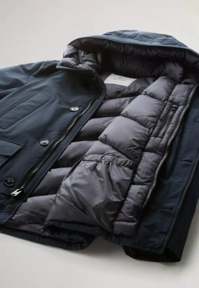 Woolrich Coats In Blue