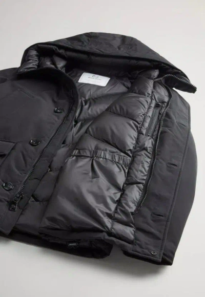 Woolrich Arctic Coat In Blue