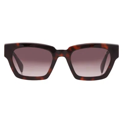 Rag & Bone Rag And Bone Brown Gradient Square Ladies Sunglasses Rnb1090/g/s 003y/ha 51 In Brown