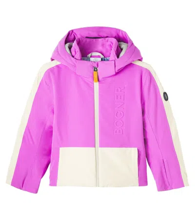 Bogner Anuk Logo Ski Jacket In Pink