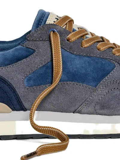 Hoff Panelled Lace-up Sneakers In Blue