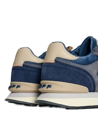 Hoff Panelled Lace-up Sneakers In Blue