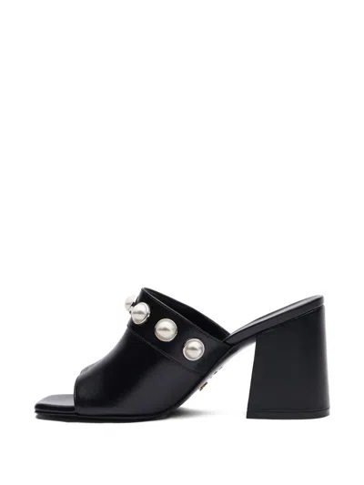 Stuart Weitzman 85mm Portia Pearl-embellished Sandals In Multi