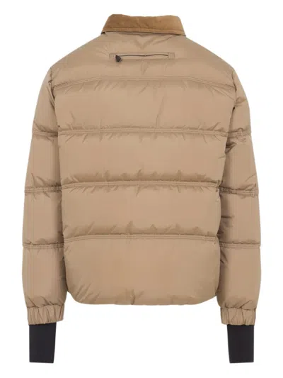 Moncler Grenoble Medium Beige Yunnan Jacket In Brown