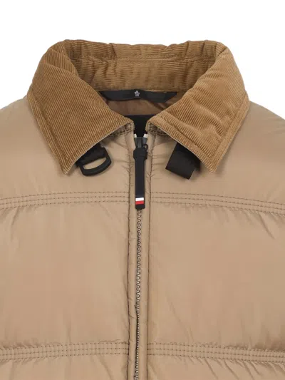 Moncler Grenoble Medium Beige Yunnan Jacket In Brown