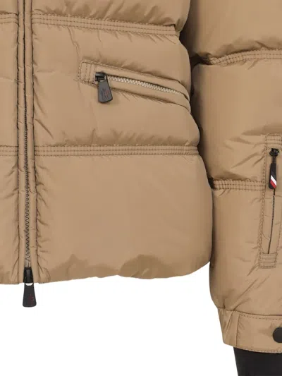 Moncler Grenoble Medium Beige Yunnan Jacket In Brown