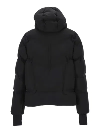 Moncler Grenoble Black Stretch Nylon Angren Down Jacket In Black