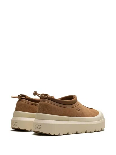 Ugg Biscuit Suede And Rubber Tasman Weather Hybrid Slip Ons In Multi