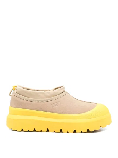 Ugg Modern Sneakers With Contrast Sole And Pull Tab In Brown