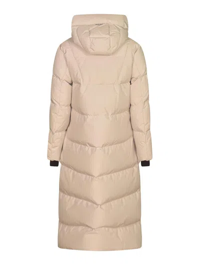 Woolrich Gtx Zip-up Coat In Gray