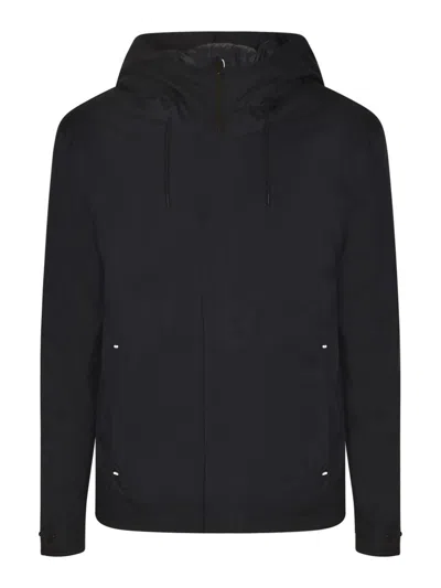 Woolrich Hooded Quilted Jacket In Brown