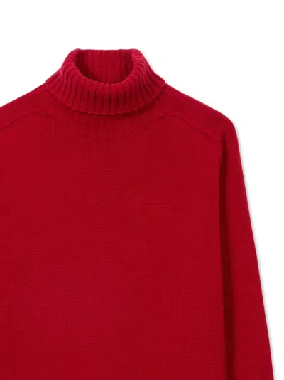 Eric Bompard Pullover Mit Rollkragen In Red