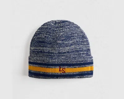 Levi's Monogram Beanie In Blue