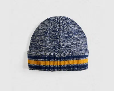Levi's Monogram Beanie In Blue