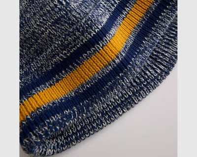 Levi's Monogram Beanie In Blue